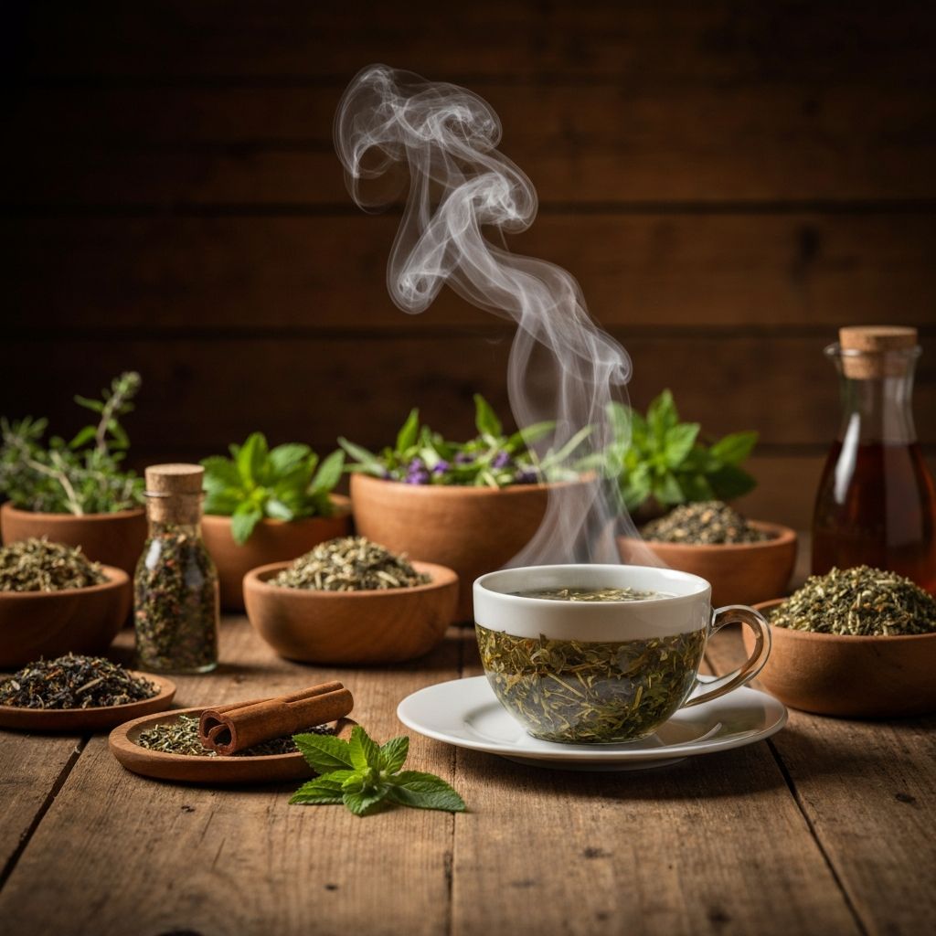 Herbal tea and plant infusions