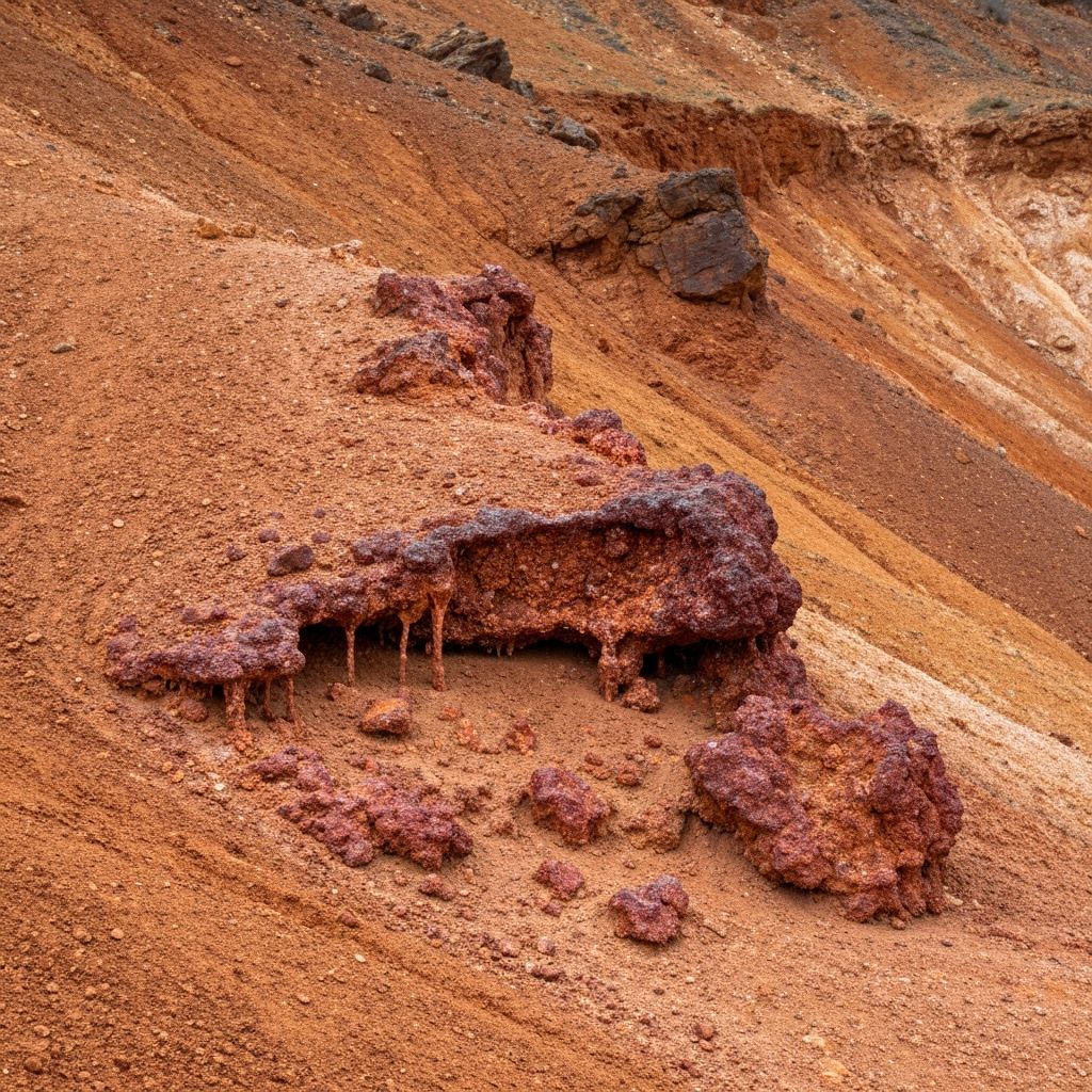 Natural copper tones in earth